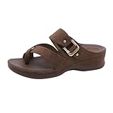 Damen-Sandalen mit Keilabsatz, Sommermode, lässig, leeres Kleid, Boden, Strand, Flip-Flops,...