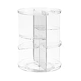 Kosmetik Make Up Organizer,360°Drehbar Aufbewahrung,Transparent Adjustable Multifunctional for...