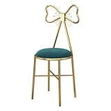 Schminktischhocker mit Schmetterlings-Rückenlehne für Mädchen, stilvoller Make-up-Stuhl aus...