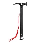 Camping Hammer Aluminiumlegierung Hammer Mallet Peg Remover mit Gurt