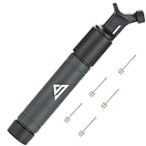Sports Stable Dual-Action Ballpumpe mit 5 Ersatznadeln: Luftpumpe für Ihren Fußball, Rugby Ball,...