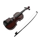 SOPOTUTU Mini Spielgeige für Leichtes Kunststoff Musikinstrument Einfach zu Halten Verstellbar...