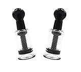 AROROMI Extra starke Saugkraft Nippel Sucker Twist Nippelsauger Set Brustwarzensauger Ø 2.5cm...