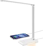BIENSER Schreibtischlampe LED Dimmbar - 560LM Bürolampe Desk Lamp mit 5 Farbmodi & 10...