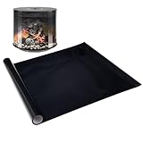 Aquarium Background Black Static Cling, Aquarium Poster Rückwand 30x200cm, PVC Statisch Haftender...