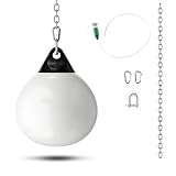 GYMAX Wasserboxsack Ø45cm, Boxing Punching Bag mit Wasser füllbar, hängendes Punchingsack,...