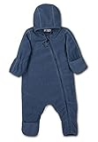 Sterntaler Unisex Baby Overall Overall, Blau (Tintenblau Melange), 74