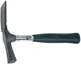Peddinghaus Maurerhammer 690 g – Berliner Modell, Rauhe Bahn, Stahlrohrstiel, Kunststoffgriff,...