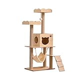 WYWY Katzenkratzbaum Cat Kletterbaum Spielzeug Condos Jump-Spielzeug mit Ladder Verkratzen for Katze...