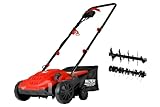 WALTER 2 in 1 Elektro Vertikutierer und Rasenlüfter 1500 W, Arbeitsbreite 320 mm, 4- stufige...
