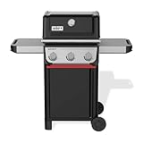 Weber Spirit E-310 Gasgrill, 3 Brenner, 51 x 46 cm Grillfläche, Warmhalterost, Deckelthermometer, 2...