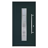 HORI® Haustür Eingangstür Komplettset – Robuste Hauseingangstür mit moderner Optik, hoher...