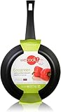 WECOOK! Ecogreen Bratpfanne 16 cm, Antihaftbeschichtung XYLAN Plus Ökologisch PFOA-frei, Gepresstes...