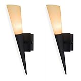 LED Wandfackel Liverpool Landhausstil Wandleuchte mediterrane Wandlampe Lampe Fackel rostbraun...