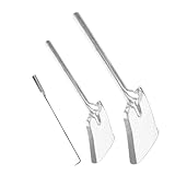 Homoyoyo 3 Stück Teiliges Kaminwerkzeugset aus Dickem Stahl Robuste Ascheschaufeln und Feuerhaken...