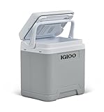 IGLOO IE27 AC/DC elektrische Kühlbox, 27 Liter, Mini-Kühlschrank 12/230 V für Auto, Boot und...