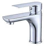 ZXC Niederdruck Waschtischarmatur, moderne Einhand Bad Armatur für das Waschbecken komplett...