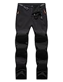 JustSun Skihose Herren Softshellhose Wanderhose Outdoorhose Trekkinghose Snowboardhose Winter...