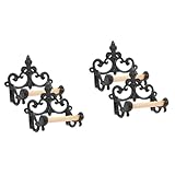 Sewroro 2 Sätze Vintage Toilettenpapierhalter Mit Ablage Wandmontierter Klorollenhalter Robustem...