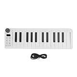 MIDI Keyboard Controller 25 Kraftsensitive Tasten tragbare USB -Wireless Smart Music Production Tool...