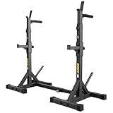TREX SPORT Langhantelständer Squat Rack TX-100S | Hantelablage höhenverstellbar mit...