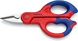 KNIPEX Elektrikerscheren mit Mehrkomponenten-Hüllen, glasfaserverstärkt 160 mm, 95 05 155 SB
