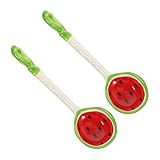2 Stück Ramen Suppenlöffel Erdbeermuster Keramiklöffel Suppenlöffel für Ramen Nudeln Udon Pho...