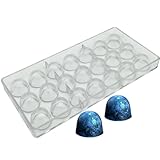 Goldbaking Schokoladenform in Glockenform, Polycarbonat, Trüffelform, hausgemachte Pralinen,...