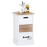 CARO-Möbel Schubladenschrank Salva Kommode für Boxspringbett Standregal Aufbewahrungsregal in...