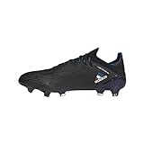 adidas Unisex X Speedflow.1 FG Football Shoe, Core Black/Cloud White/Vivid Red, 44 EU