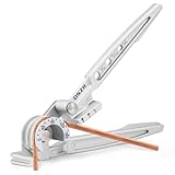 Bonvoisin 3 in 1 Manuelle Rohrbiegemaschine 1/4 ’’ 5/16 ’’ 3/8 ’’ Rohrbiegewerkzeug...