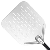 Pizzaschieber Pizzaschaufel 40 * 30cm 12 Zoll Pizza schieber，Leichten Gleiten auf Pizzastein...