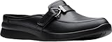 Clarks Ellowyn Amelia Damen-Pantoletten, Schwarz Leder, 40 EU