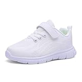 Qciplr Turnschuhe Jungen Mädchen Sportschuhe Laufschuhe Mesh Atmungsaktiv Hallenschuhe Tennisschuhe...