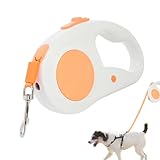 Einziehbare Hundeleine - 5 Meter Langes Ausziehbares Traktor Band Mit LED-Beleuchtung - Robuste...