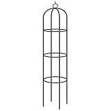 Gardebruk® Rosensäule 200 x 40cm Metall Stabil Wetterfest Garten Rankgitter Rankhilfe Ranksäule...