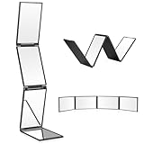 360 Grad Spiegel, 4 Wege Spiegel, Faltbarer Taschenspiegel Klappbar Handtasche, Kosmetikspiegel,...