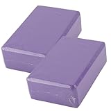 Yoga -Blöcke 2 Pack, Schaumblöcke Blocks Fitnessstudio Schaum Ziegelmauer Yoga -Zubehör...