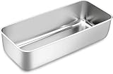 Tbintul Kastenform mit Deckel,33 x 15 x 6.5 cm Edelstahl Brotbackform,Kastenform Kuchen,Brotform...