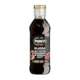 Ponti, Balsamic Vinegar of Modena I.G.P. Glaze, Ideal for All Recipes, Full and Sweet and Sour Taste...