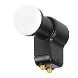 VIVANCO Universal Premium Twin LNB, HD und HD+ Empfang, große Frequenzstabilität, vergoldete...