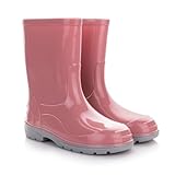 LEMIGO Unisex Kinder Gummistiefel Regenstiefel Regenschuhe OLI 20-35 EU (Altrosa, EU...