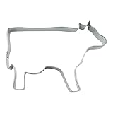 BekkiB - Ausstechform 'Kuh' - ca. 8 cm, Ausstecher aus Edelstahl, spülmaschinengeeignet - 880731