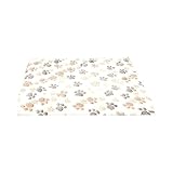 Heizbett für Katzen | Thermodecke für Tiere mit Motiv Krallenabdrücke | Heizmatte für Haustiere,...