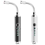 Aicharynic Stabfeuerzeug, 2er Set Lichtbogen Feuerzeug Elektrisch Jetflamme Feuerzeug Lang Stab...