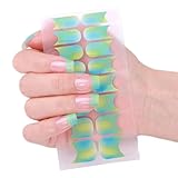 Nagelfolien mit französischer Spitze, glitzernder Aufkleber, schöne Nagellack-Nagelkunst, French...
