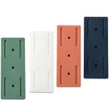 Ipetboom Nagelfreier Steckdosenleistenhalter Wandmontage ABS Steckdosenhalterung mit Starker...