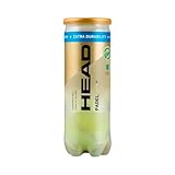 HEAD Padel Pro S+ Padelbälle | Turnierball mit extra Haltbarkeit
