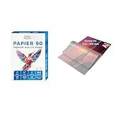 AVERY Zweckform 2563 Drucker-/Kopierpapier & Albyco - Laminierfolien A4 Qualität 160 Mikron (2x80...