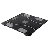 TOPPERFUN Intelligente Körperfettwaage USB Aufladung Digitale Personenwaage mit Präziser Messung...